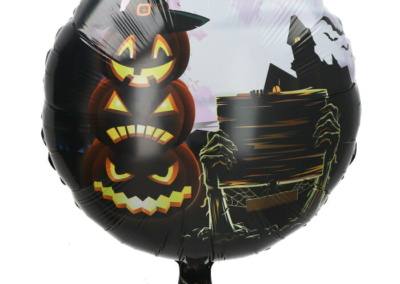 Balony Halloween duszki, pająki, czarownice, dynie, nietoperze, koty i kościotrupy 15 zł z helem