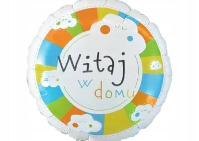 Balon Witaj w domu 22 zł z helem