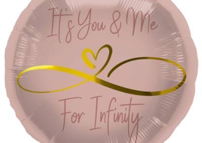Balon It's You & Me For Infinity 22 zł z helem