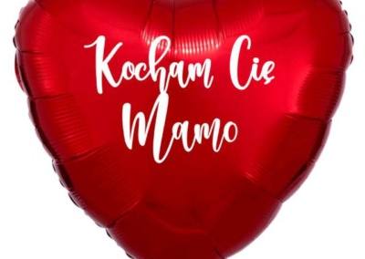 Balon Kocham Cię Mamo 25 zł z helem