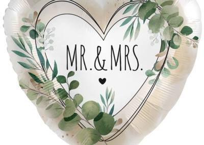 Balon Mr.&Mrs. 25 zł z helem