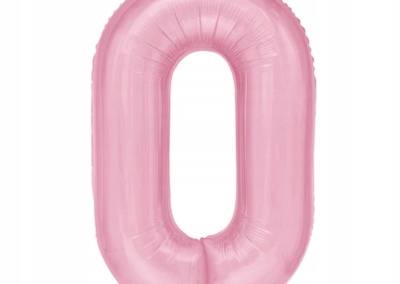 Balony końcówki serii 86 cm - Pastelowy Różowy - 25 zł z helem