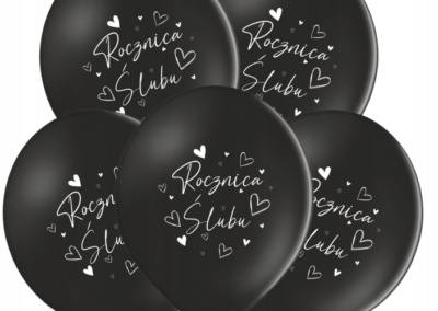 Balony Rocznica Ślubu 7 zł / szt z helem
