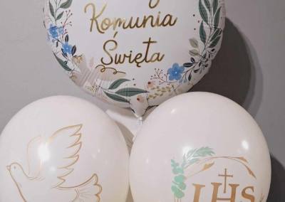 Balony z helem Komunijne