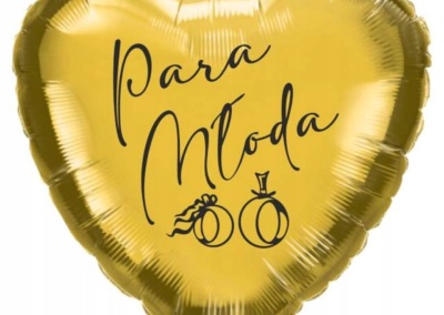 Balon Secre Para Młoda 25 zł z helem