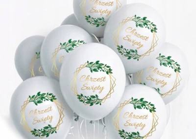 Balon Chrzest Święty 7 zł / szt z helem