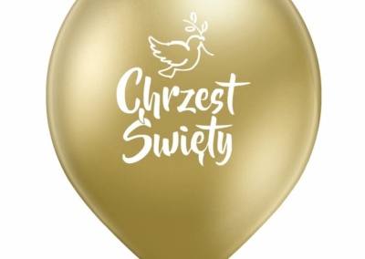 Balon Chrzest Święty 7 zł / szt z helem