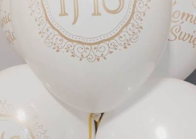 Balony z helem Komunijne