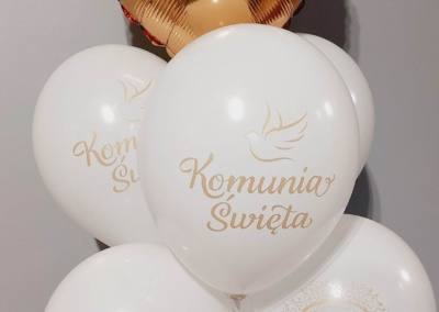 Balony z helem Komunijne