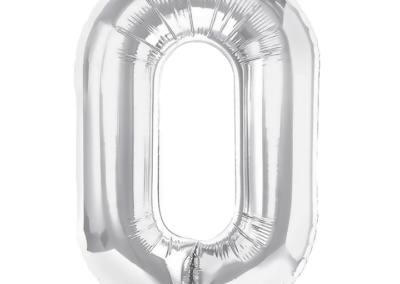 Balony końcówki serii 86 cm - Srebrny - 25 zł z helem