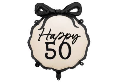 Balon 50 Urodziny 25 zł z helem