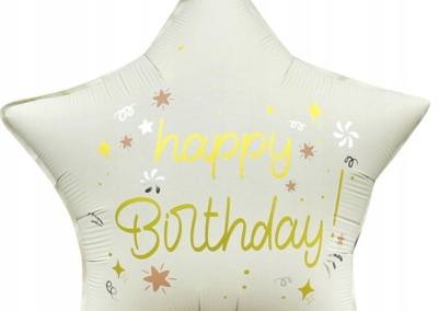 Balon Happy Birthday 18 zł z helem