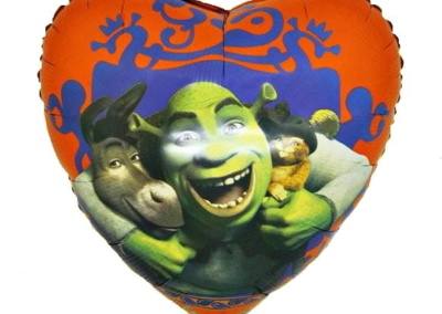 Balon Serce Shrek 25 zł z helem