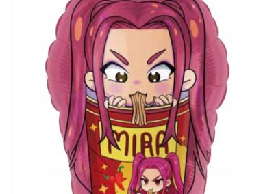 Balon z helem Demon Hunters / Huntrix 29 zł