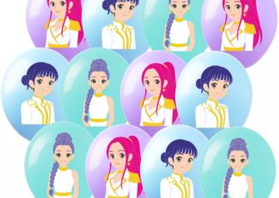 Balon z helem Demon Hunters 7.50 zł sztuka