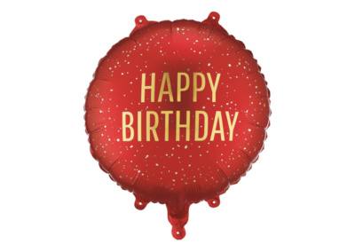 Balon Happy Birthday 20 zł z helem