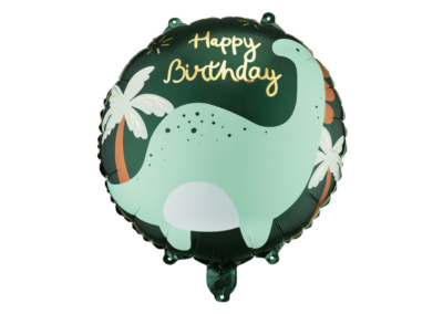Balon Happy Birthday Dinozaury 20 zł z helem