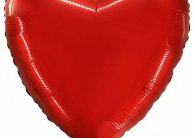 Balon Serce Czerwone 50 zł z helem