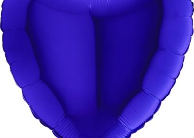 Balon Serce Granatowe