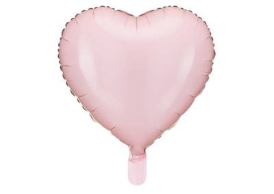 Balon Serce Jasny Róż 16 zł z helem