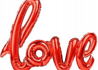 Napis LOVE Walentynki 5 zł