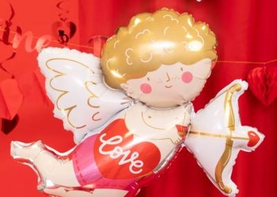 Balony Walentynkowe - wygląd po napełnieniu