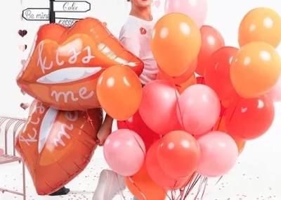 Balony Walentynkowe - przykładowy bukiet