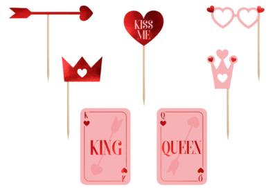 Rekwizyty do zdjęć Walentynki 10 zł