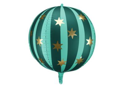 Balon Kula Zielona Gwiazdki 30 zł z helem