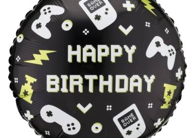 Balon Happy Birthday Game 20 zł z helem