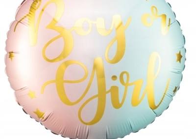 Balon Boy or Girl 20 zł z helem