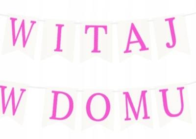 Girlanda/Baner Witaj w Domu 15 zł