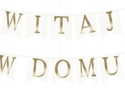 Girlanda/Baner Witaj w Domu 15 zł