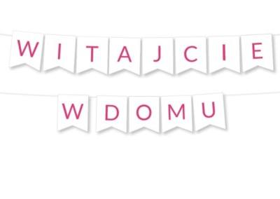 Girlanda/Baner Witajcie w Domu 15 zł