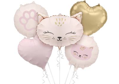Balony Kot Zestaw 100 zł z helem