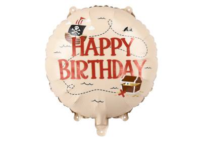 Balon Happy Birthday Piraci 20 zł z helem